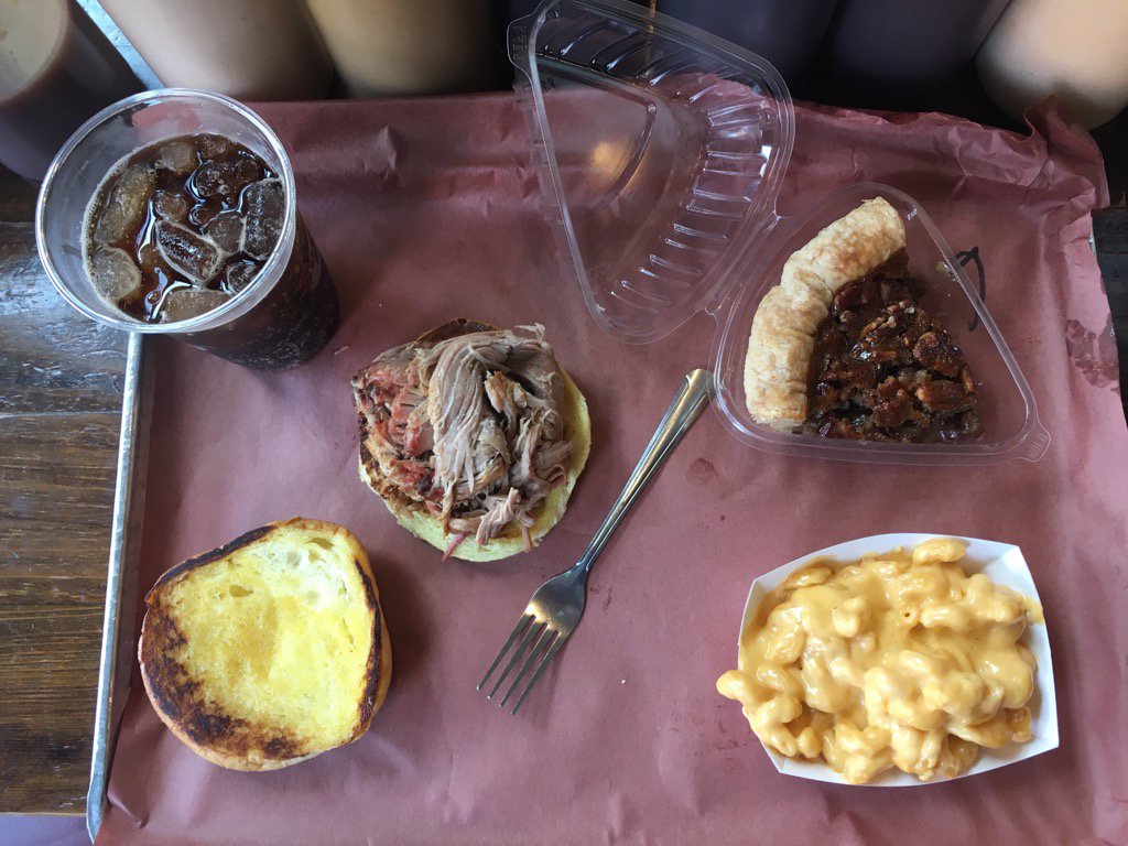 On the way back from a field trip at the Zoo, I made a stop at Sugarfire BBQ. #workishard