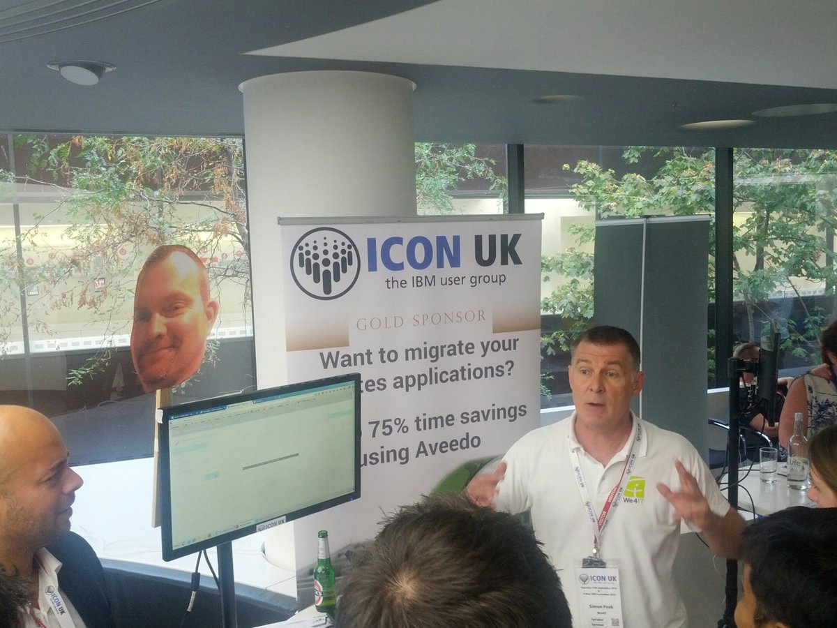 leyrer's tweet image. #iconuk - @zeromancer1972 is here in spirit while @simonspeakeasy is presenting.
