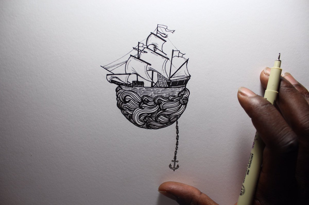os_mansaray's tweet photo. Here's a maritime #tattoo #design for you lads and lasses ⚓️ https://t.co/v1F7HbuOvr