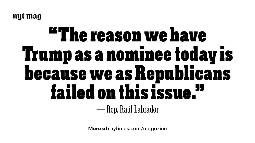 NYTmag's tweet image. How Republicans lost their best shot at the Hispanic vote nyti.ms/2cLwhI5