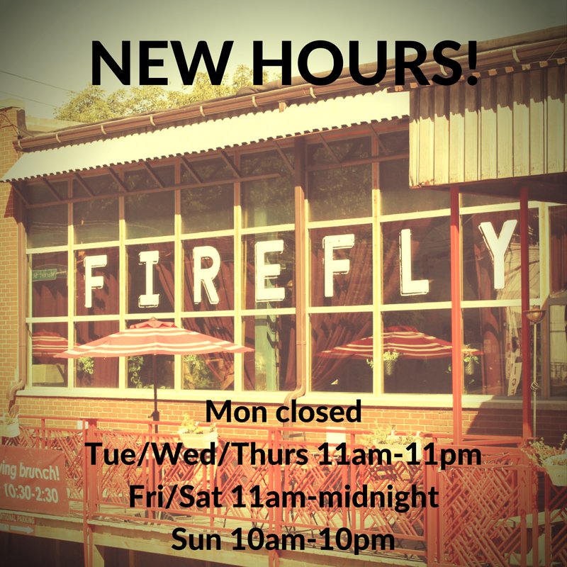 We have new hours!