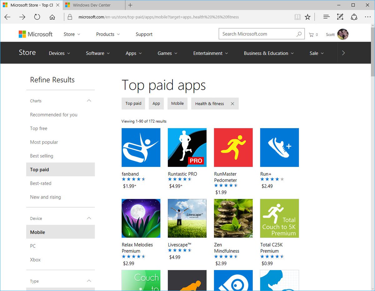 Thanks to all our AWESOME fans, now that fanband is available as a Windows 10 Mobile app you've made it #1 again!