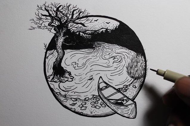 os_mansaray's tweet photo. Going canoeing this weekend.🤘old #illustration #canoe #linework https://t.co/boJOOgy9TU