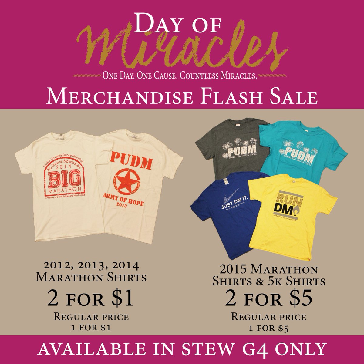 AmandaFendel's tweet photo. Need some awesome new merch? PUDM has just what you need! Flash sale going on now! Only available in STEW G4! https://t.co/wcOQcuHWTA