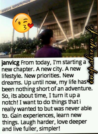 #Allthebest 4 ur new #journey #life #futures # waiting 4 u <a href="/janvichheda/">Janvi Chheda</a>