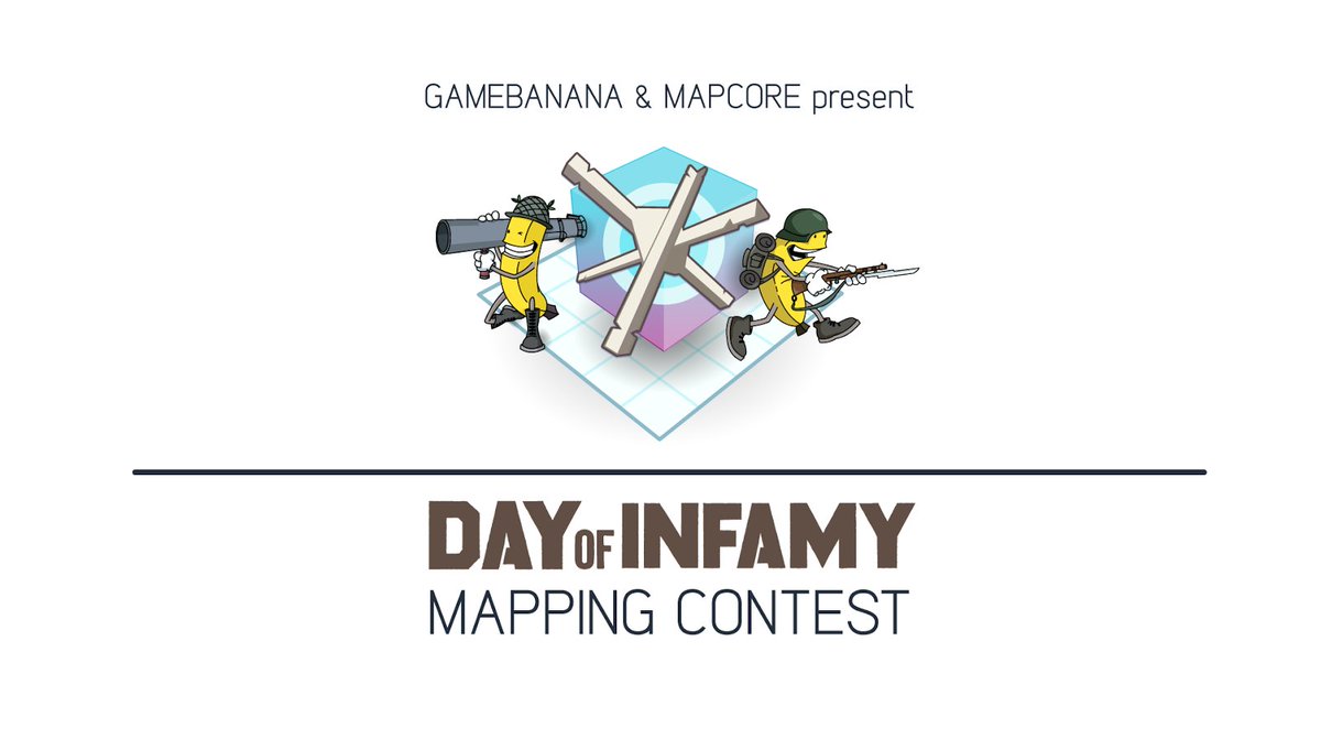 Mapcore's tweet photo. Presenting the Day of Infamy mapping contest! Courtesy of @GameBanana and @dayofinfamygame  https://t.co/ce8mc2r9D7 https://t.co/nfyI6U4Dff