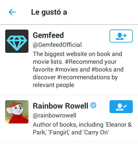 Erika55wolf's tweet photo. Wuoooh! 🙊@rainbowrowell liked my tweet! COOL 🙌😁😘 https://t.co/SD1gbcMelZ