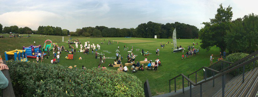 ajdaniel's tweet photo. #HurFest has taken over the lawn! https://t.co/SjduvTWLKo