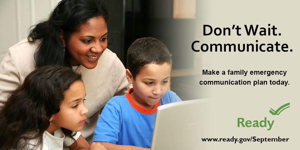 #NatlPrep month is about getting all generations prepared. You should be ready at any age for disasters!