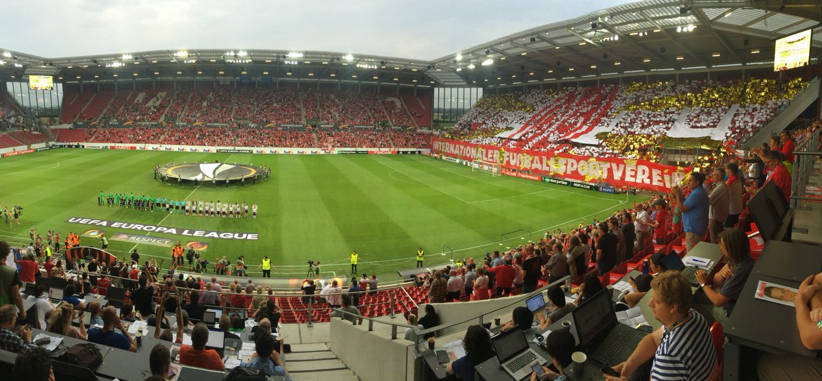 1FSVMainz05's tweet photo. Auf geht's, internationaler Fußballsportverein! #Mainz05 #UEL #M05ASSE https://t.co/agte9CWoQ2
