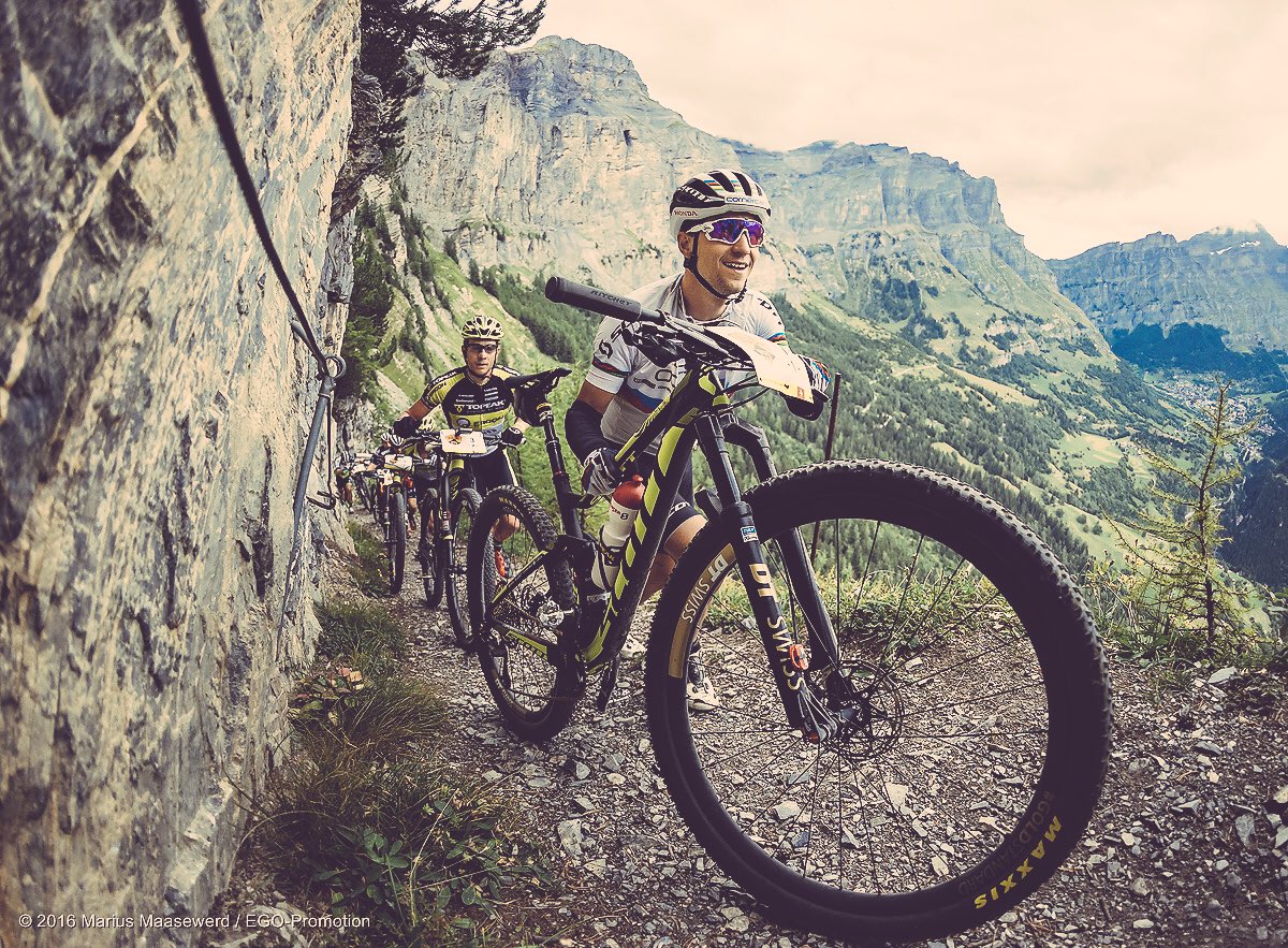 That was a tough day in the office! 95km and 2800m of climbing... but that still feels good if you win at the end.