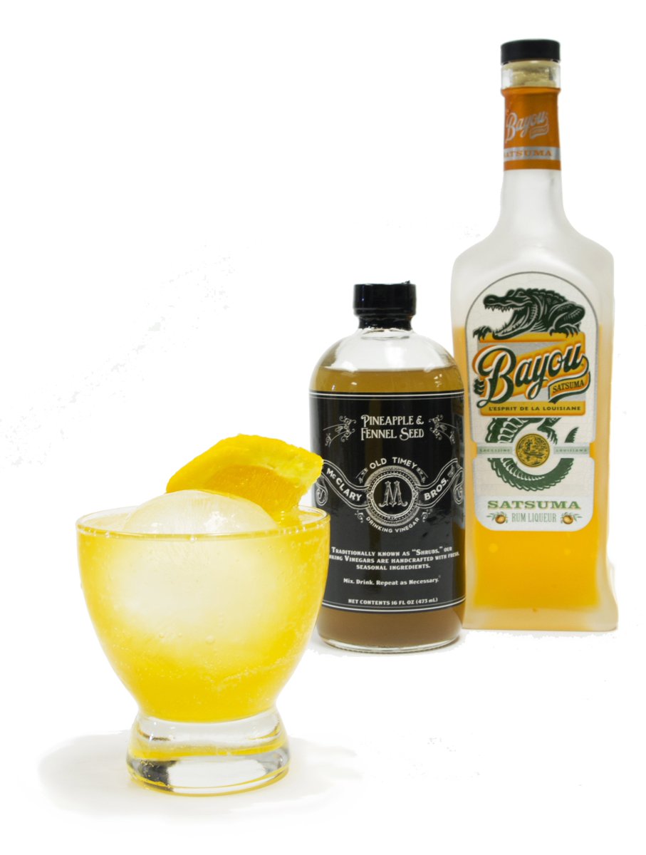 Orange you excited to try this? The Satsuma Splash: bit.ly/2cTA6ho #drinkingvinegar #seewhatididthere