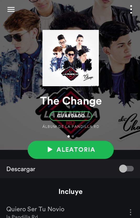 ReadyConstanza's tweet photo. Como cuando ya tienes #TheChangeLaPandillaRD en Spotify 😍😍😍😍😍 https://t.co/XNwvWmrEQX
