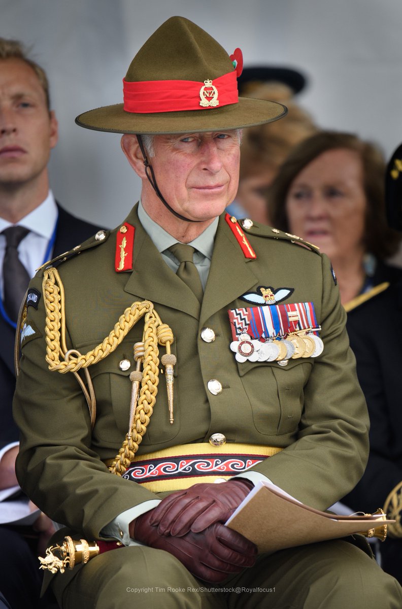 Prince Charles wearing his uniform of Field Marshal of New Zealand Army for the first time #Somme100 #NewZealand Prince Charles wearing his uniform of Field Marshal of New Zealand Army for the first time #Somme100 #NewZealand