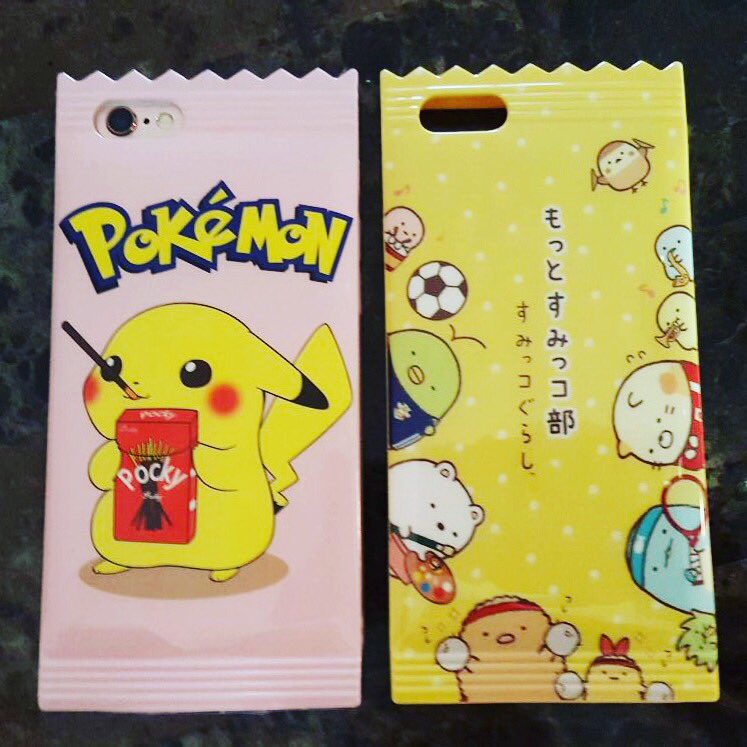 saaneri's tweet photo. Peep the new cases 👻😸 #iphone #candycase #pokemon #kawaii https://t.co/CSHCGkTJwA