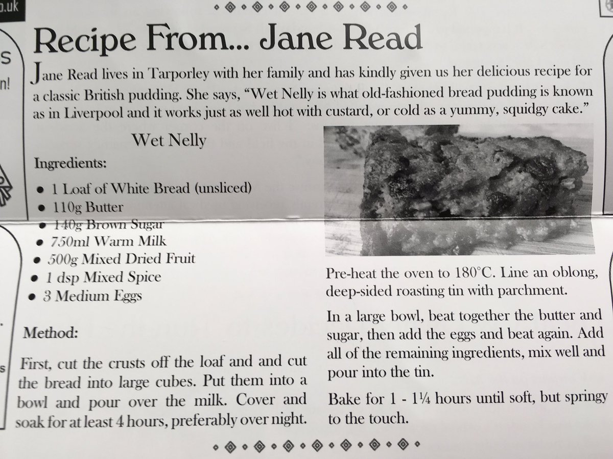 JaneLRead's tweet photo. @TarporleyNews Does this qualify me to add published cookery writer to my CV? https://t.co/BZ7p2OHP5t