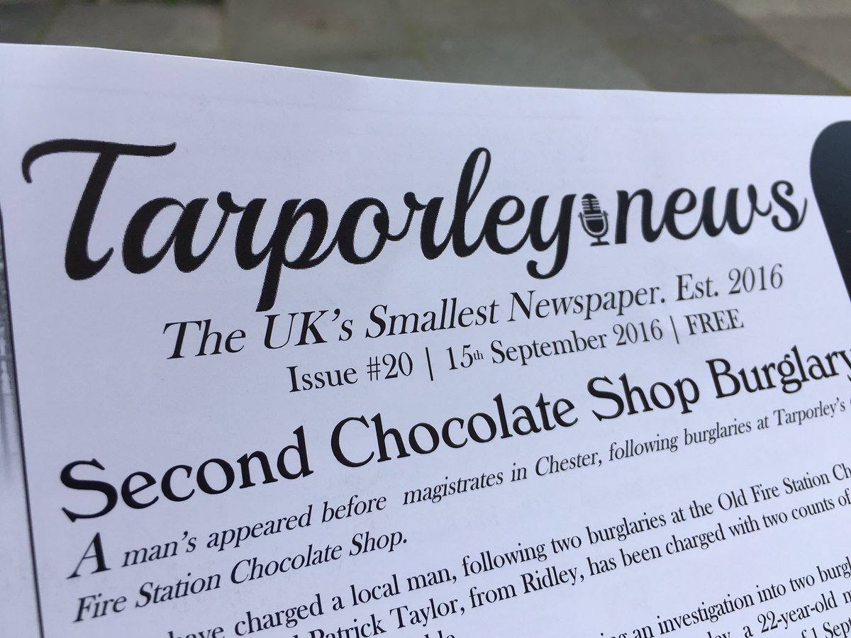 JaneLRead's tweet photo. @TarporleyNews Does this qualify me to add published cookery writer to my CV? https://t.co/BZ7p2OHP5t