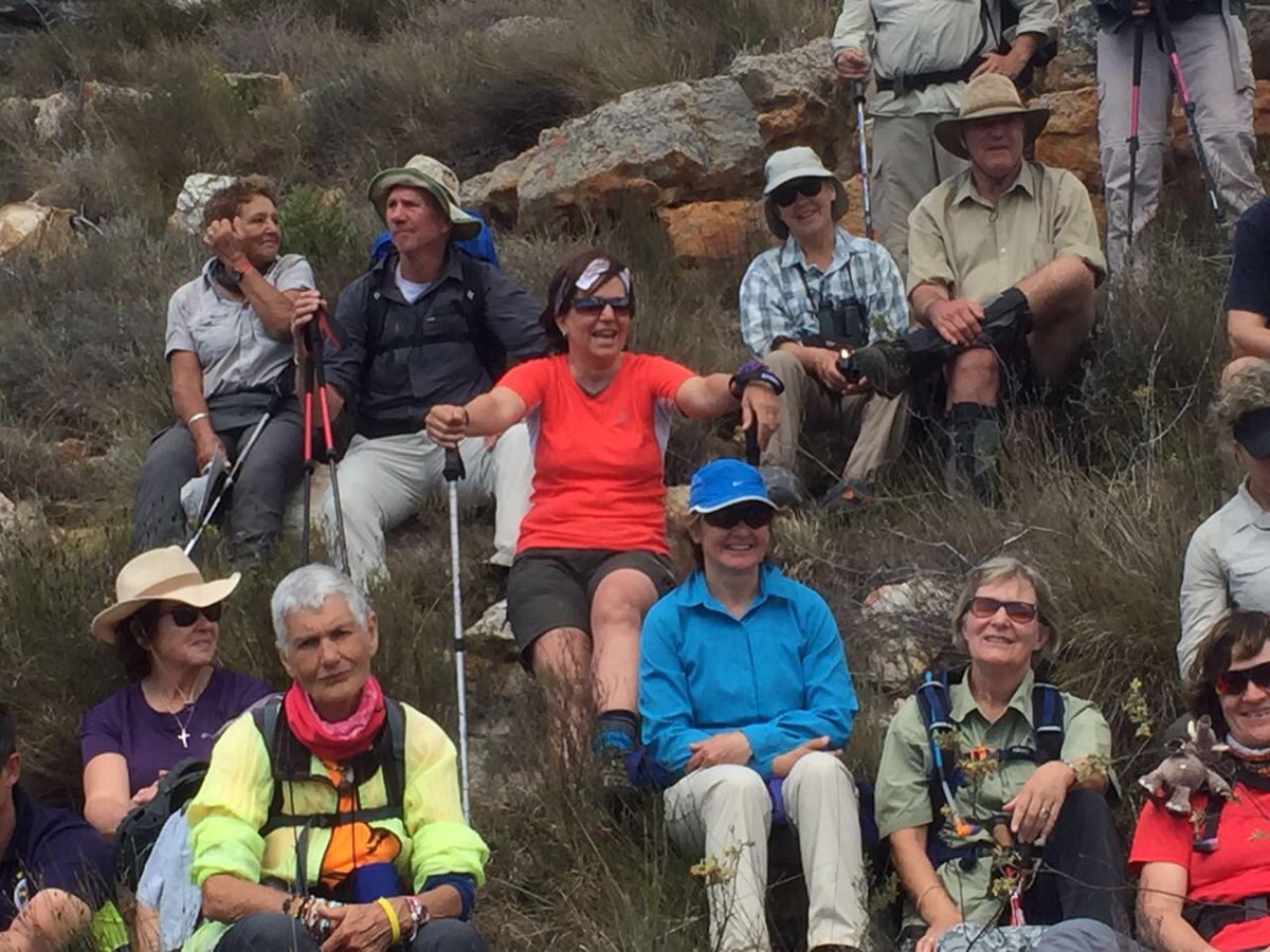 VulekaTrust's tweet photo. The group having a small break and enjoying the view! @EdenToAddo #edentoaddo #hike #southafrica https://t.co/uW2TcvgPom