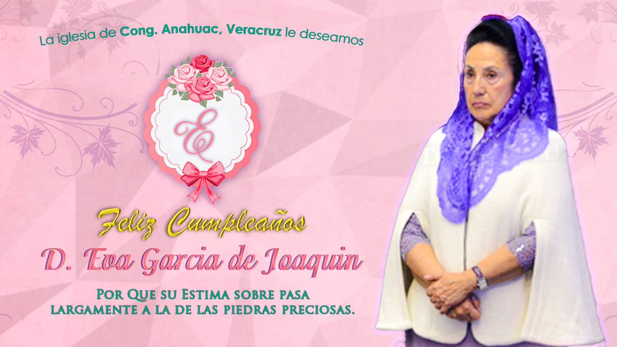 BereaInter's tweet photo. Felicitaciones para la Diaconisa Eva García de Joaquín.

#WeareLight
#BereaInternacional 
#LLDM https://t.co/uTLFz0mxST