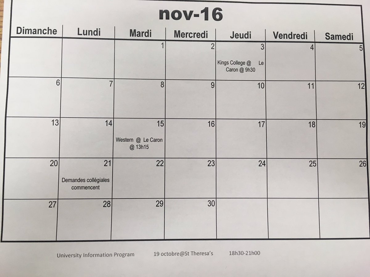 ESLCorientation's tweet photo. Voici ce qu'il se passe au mois d'octobre et novembre pour les #finissantsESLC de @ESLeCaron https://t.co/0PK9ZttsqA