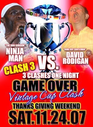 DavidRodigan's tweet photo. Just got this flyer reminder of the night I clashed with Ninjaman in New York when I came on stage dressed as Elvisπ₯ https://t.co/VwXecQrsmk