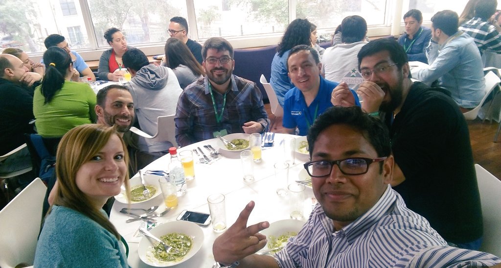 catalanlabs's tweet photo. Great Lunch with Techstars Changemakers in Santiago #TSLatamSummit  #startup https://t.co/sqmrBufiU5