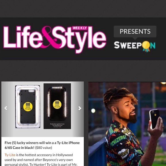 tytryone's tweet photo. FYI: Life&amp;Style Weekly is NOW holding a #TyLite case #Giveaway contest!! ✨💡 Enter to #win … https://t.co/EfKa39cWIY https://t.co/jtMOUlqQQ2