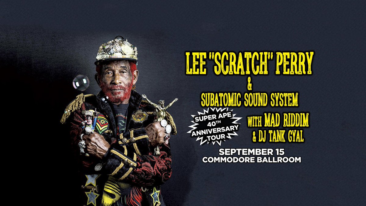 MeloProductions's tweet image. TONIGHT! See you there #Vancouver
bit.ly/LeeSCRATCHPerry
#concert @YVR_Events #vancity #livemusic #reggae