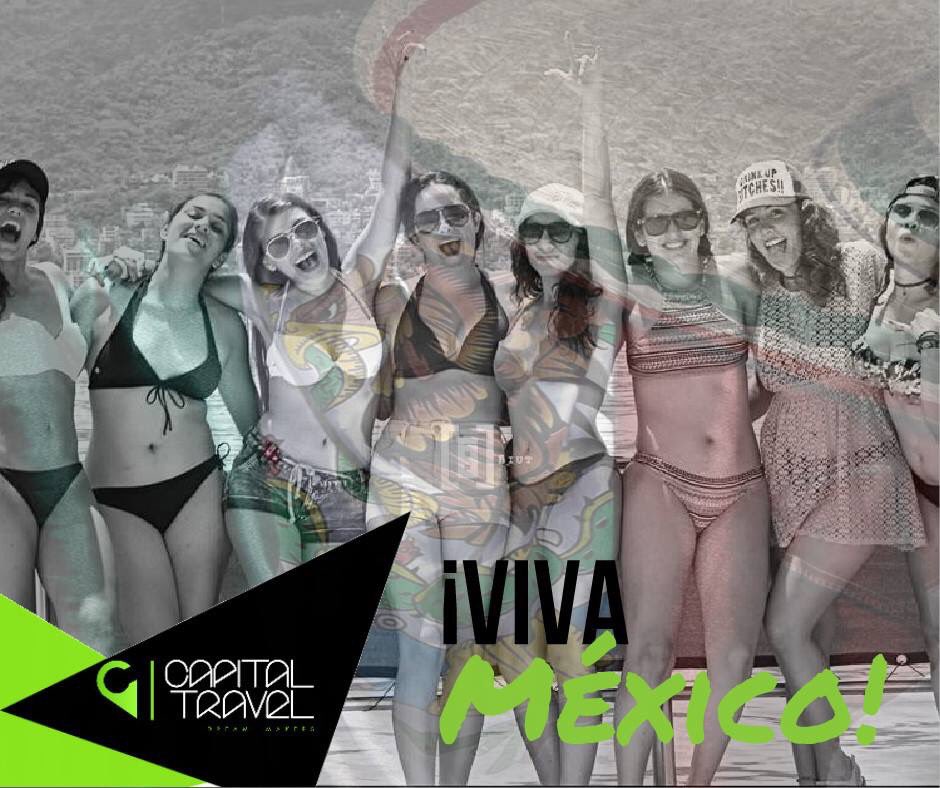 CapitaltravelDM's tweet photo. Iniciemos el puente con pura fiesta!! 
¡Viva México!
#CapitalTravel #DreamMakers #vivamexico #fiestaspatrias https://t.co/VMUjRfu8Ha