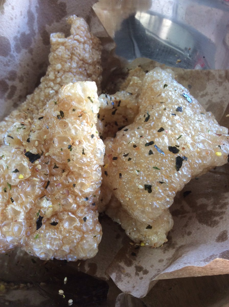 theGOODstuffYQF's tweet photo. Fresh pork rind aka chicharron w Furikake #nosetotail #yqffood #foodtruck https://t.co/hchKYg4bQq