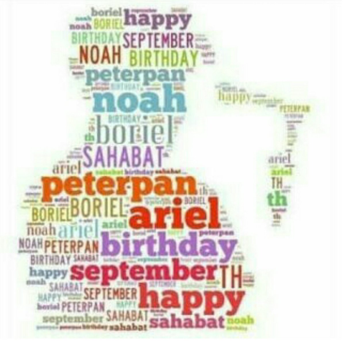 Barakallahu fii umrik, Aa <a href="/R_besar/">Ariel Noah</a>.. Yg terbaik buat Aa dan sukses terus bersama <a href="/NOAH_ID/">NOAH</a>
