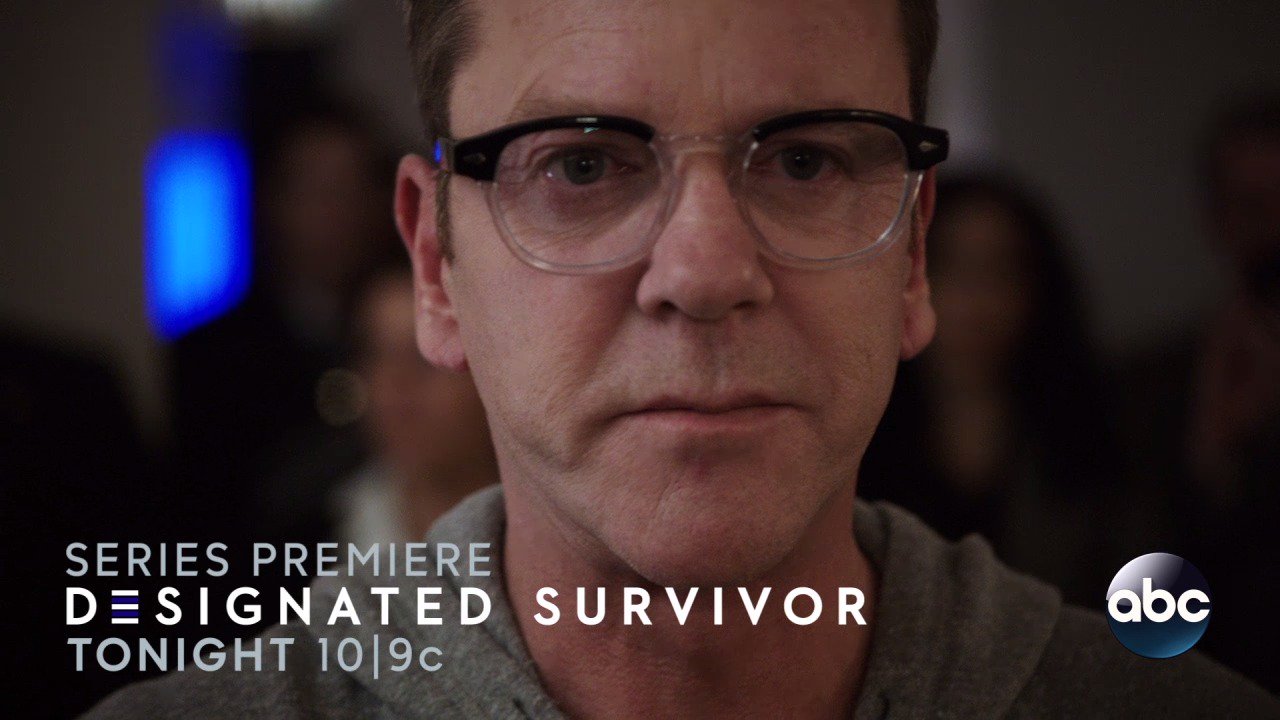 Designated Survivor on Twitter: ""In @RealKiefer we trust." # DesignatedSurvivor premieres TONIGHT at 10|9c. https://t.co/7LGxVKR6vK" /  Twitter