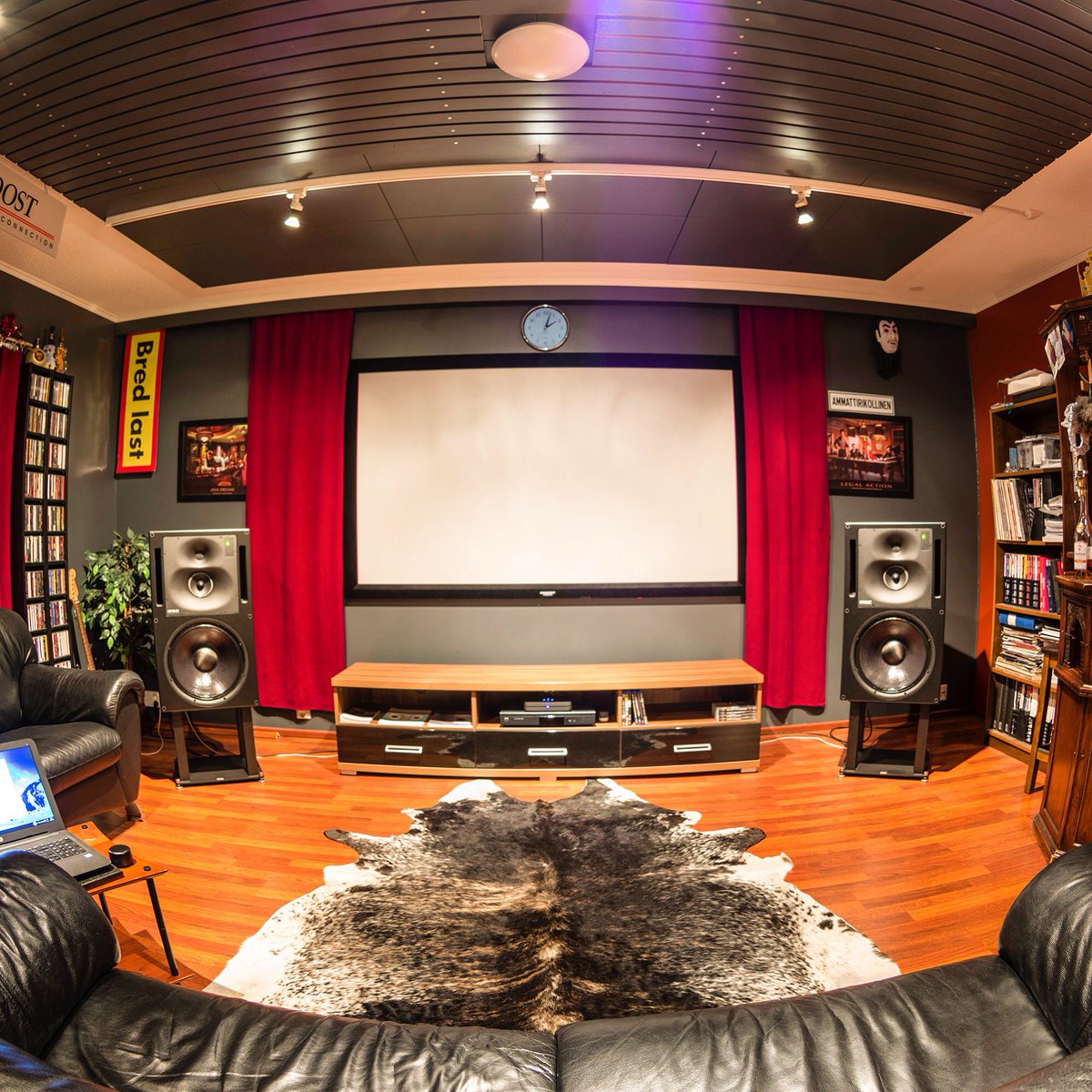 Great Home listening room, using Genelec 1238A. Thanks for the image, Petri Ketola! #Genelec #TheSonicReference