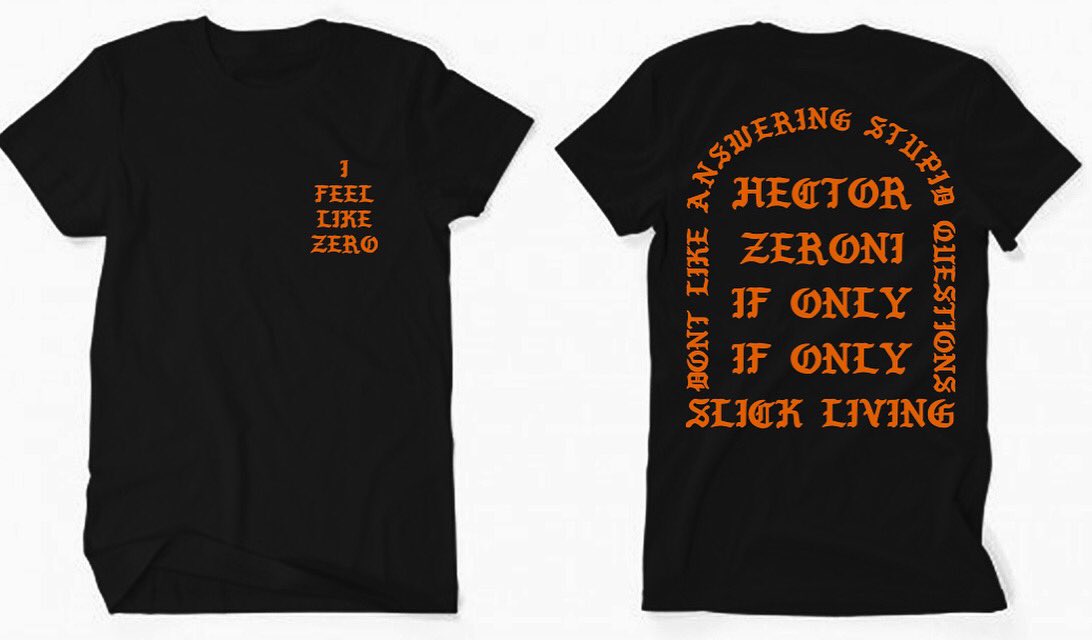 SlickLiving's tweet photo. "I Feel Like Zero" Tee. Coming soon. https://t.co/OTfLVpvovu