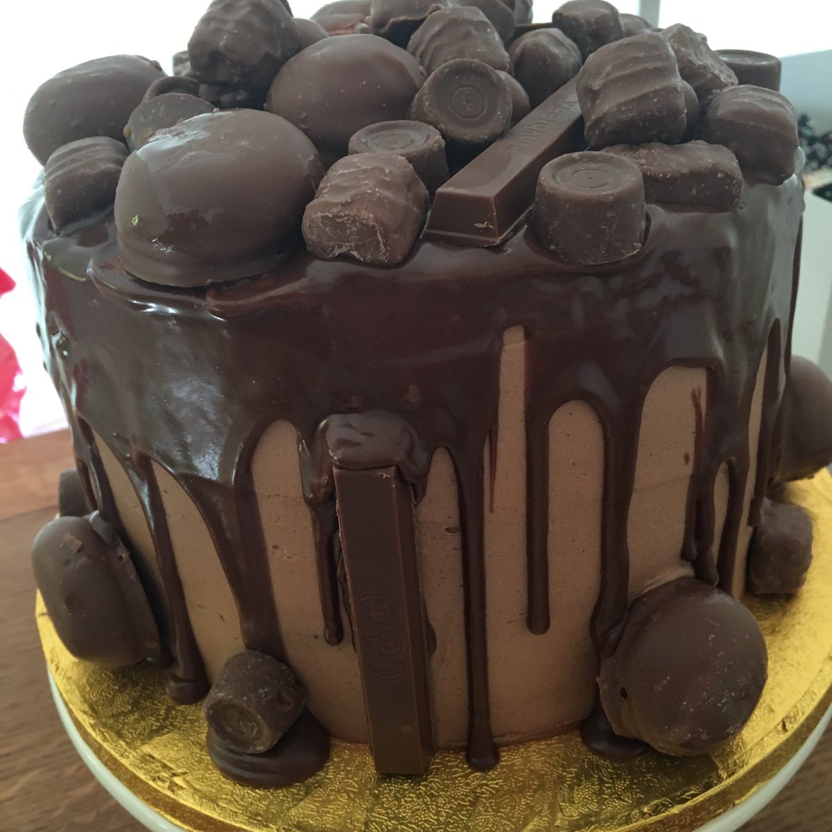 Who doesn't #love a #chocolate #drip #cake covered in, well, even more chocolate!