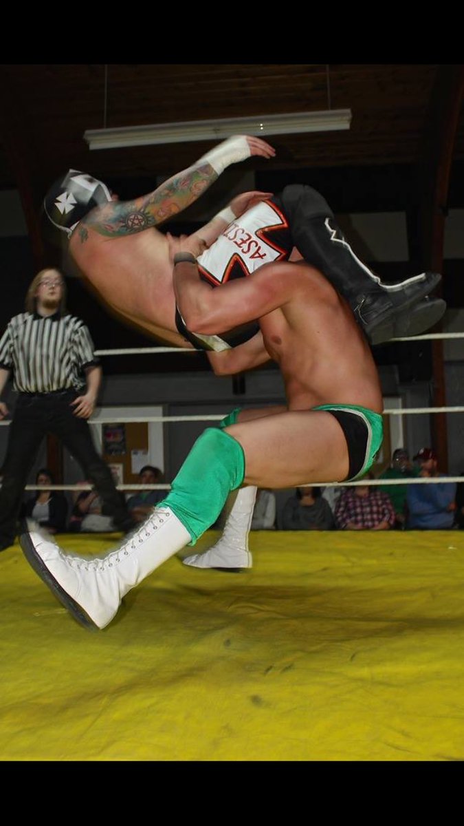 IamBrettMorgan's tweet photo. TOMORROW @HIWCanada RETURNS TO #SASKATOON! And I will be in action delivering a plethora of #PowerBombs! #BombsRUs https://t.co/KgkRnt3NtW