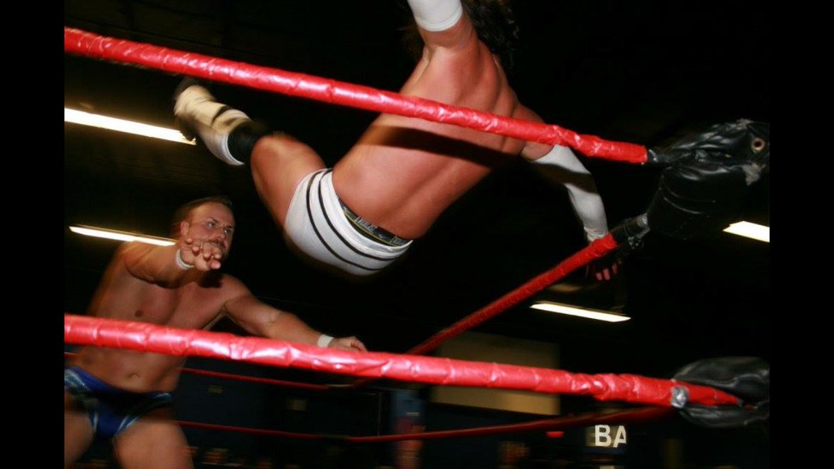 IamBrettMorgan's tweet photo. TOMORROW @HIWCanada RETURNS TO #SASKATOON! And I will be in action delivering a plethora of #PowerBombs! #BombsRUs https://t.co/KgkRnt3NtW