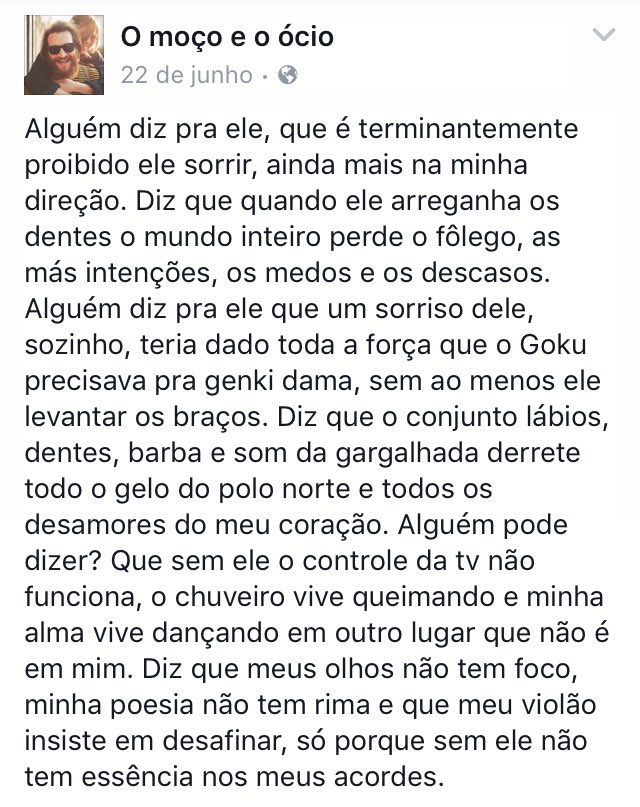 Alguém diz pra ele? 💕