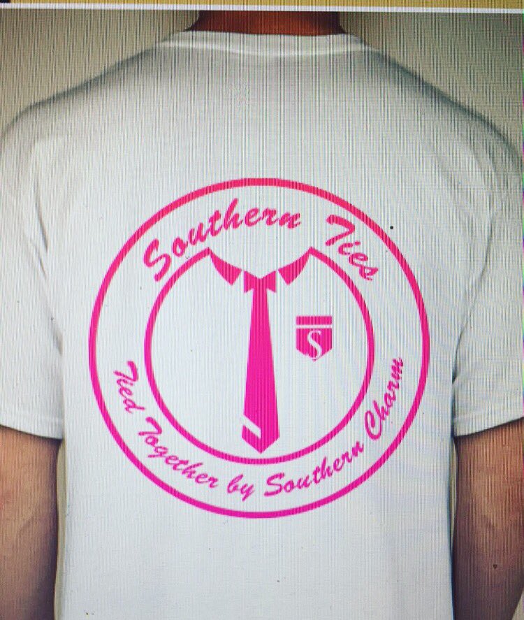 SouthernTiesRva's tweet photo. Limited edition shirt for October for breast cancer awareness month! Order with the Google doc in our bio! https://t.co/YTaoC73Ikq