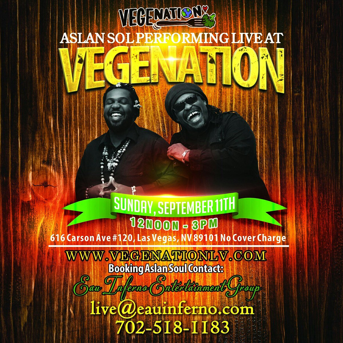 eauinfernolive's tweet photo. Come check out our artist @TriceB_URL performing at #vegenation #lasvegasentertainment #SundayBrunch https://t.co/F41TeXF7Zy