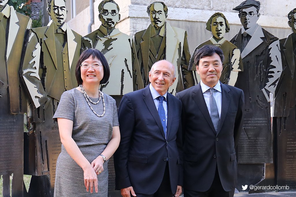 gerardcollomb's tweet image. 🇫🇷🇨🇳 Le nouvel Institut franco-chinois de #Lyon ouvre ses portes ce soir en présence de l'Ambassadeur Zhai Jun.