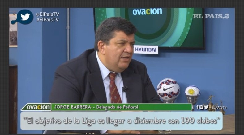 LigaSCF's tweet photo. Jorge Barrera "El objetivo de la Liga es llegar a diciembre con 100 clubes" @JorgeCBarrera https://t.co/9gqZtsNbiY