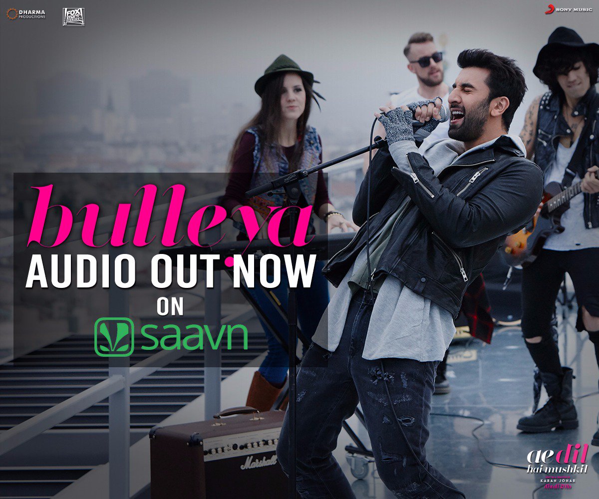 KaranJoharTeam's tweet photo. And here is the audio of #Bulleya!! Enjoy.. #BulleyaTomorrow
https://t.co/8Nqt5D83t6 https://t.co/AmAkSTuokY