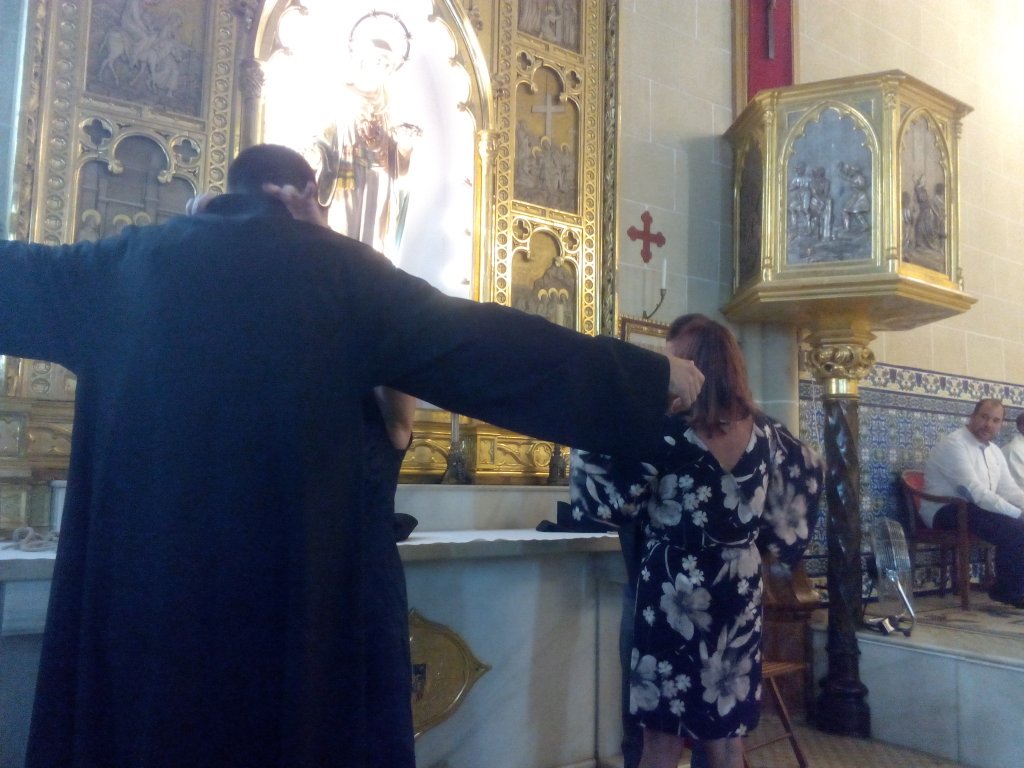 JUVAMesp's tweet photo. Vistiendo el hábito @CerveraJI y @pabloblascop #quieroserfraile https://t.co/fUKNbUdrcQ
