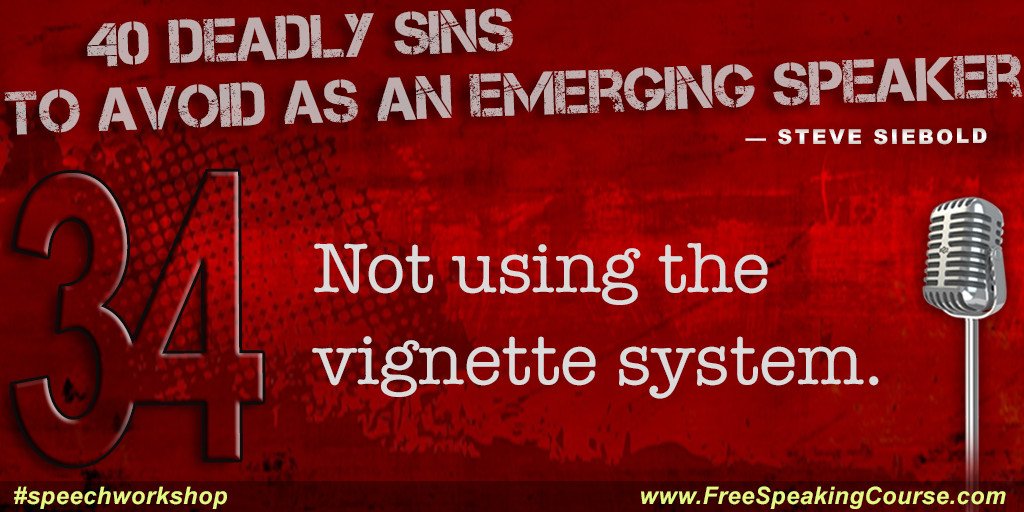 SandraLarson's tweet image. Are you using the vignette system?freespeakingcourse.com/40deadlysins.p…
# FSC #publicspeaking #speechworkshop #keynote #leadership