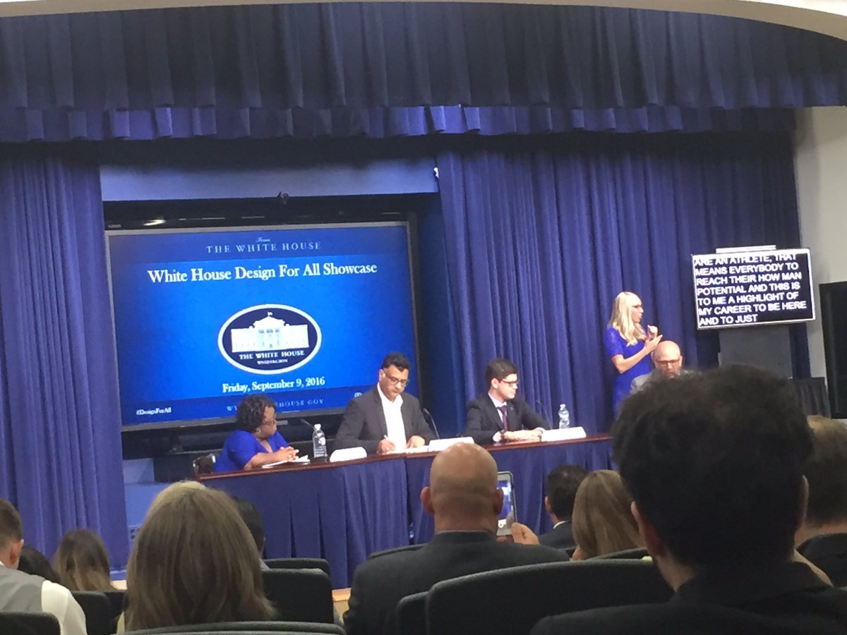 So grateful to have been able to attend the White House Design for All Showcase #disabilityfashion #accessforall