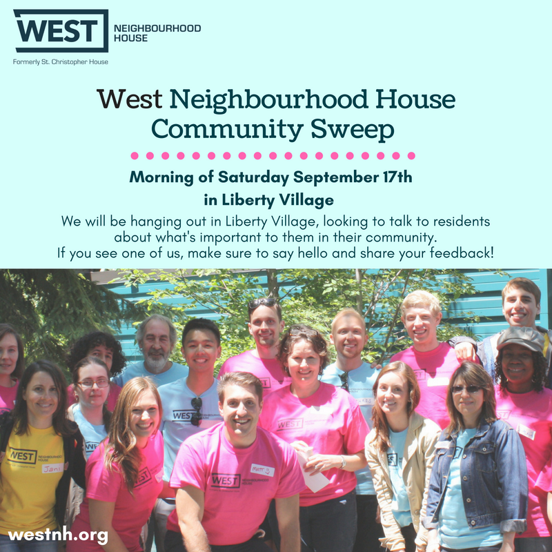 WestNHouse's tweet photo. This Saturday we'll be in Liberty Village for a #CommunitySweep #CommunityEngagement
https://t.co/6BjUUExiEg https://t.co/9tYdPPtrrT