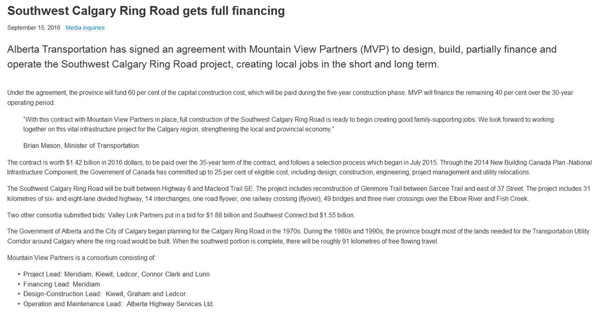 Calgary Road Mountain View Partners Sw Calgary Road Financing