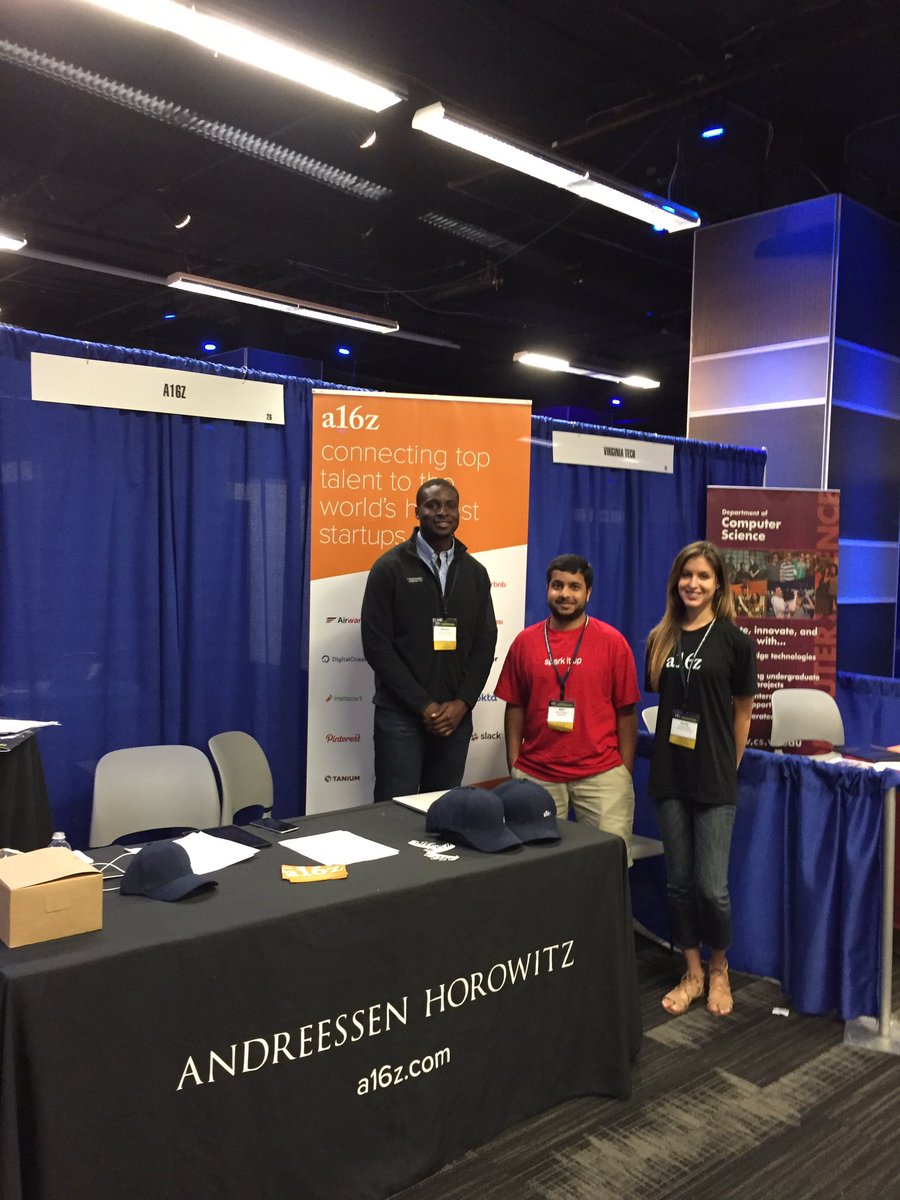 Tapia_con's tweet image. #Tapia2016  Check out Andreessen Horowitz booth and join their network. @a16z