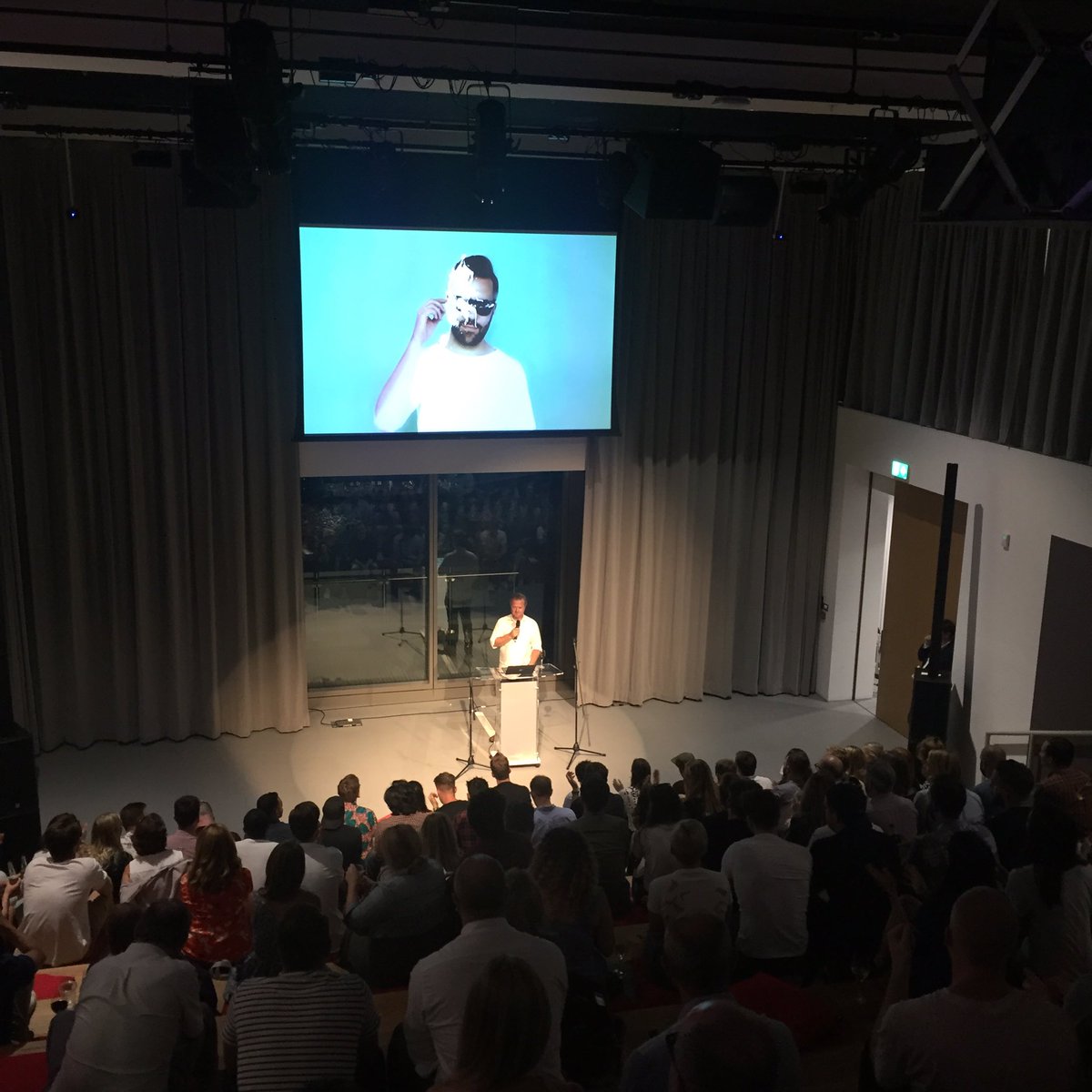 OgilvyUK's tweet photo. Kicking off @TTBCream 2016, O&amp;M London's CCO @MickMahoney gets us started. #TTBCream https://t.co/DxW94kwqtc